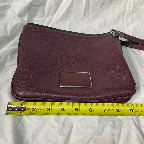 Marc by Marc Jacobs Leather Ligero Double Percy Crossbody in Burgundy - Picture 5 of 13